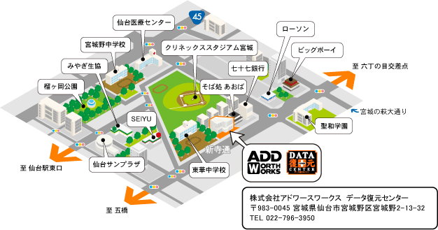 アクセス地図